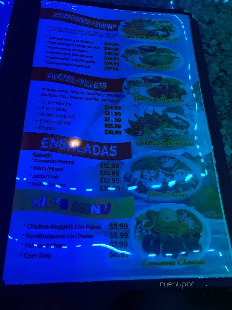 Club Chamizal - Garden Grove, CA menu_pic