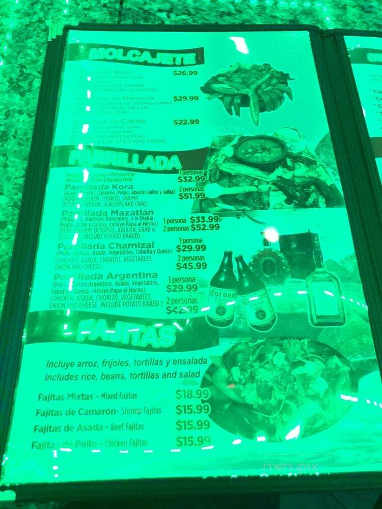Club Chamizal - Garden Grove, CA menu_pic