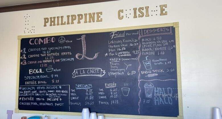 Ralene's Filipino Cuisine - Bakersfield, CA menu_pic