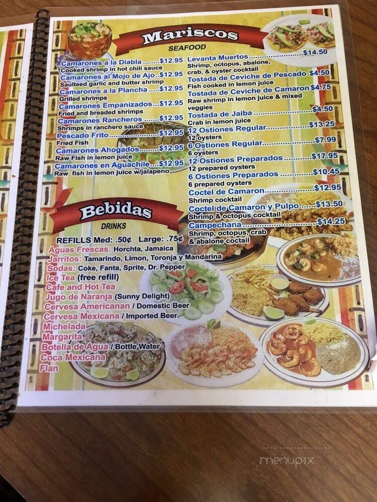 La Perla Tapatia - Delano, CA menu_pic