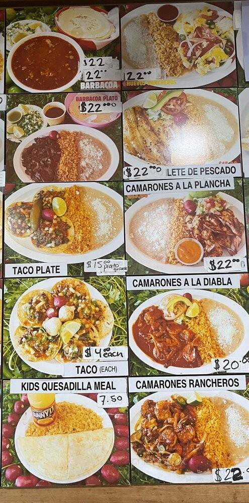 La Placita - Hayward, CA menu_pic