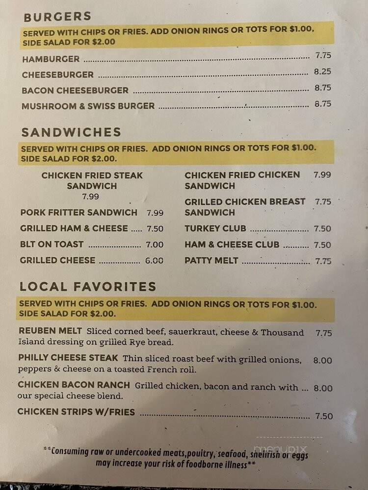 Brenda's Restaurant - Mountain Home, AR menu_pic