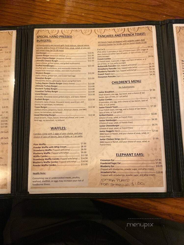 Hometown Restaurant - Fairbanks, AK menu_pic
