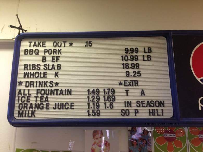 M & M Barbecue - Birmingham, AL menu_pic