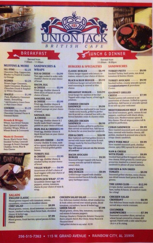 Fuzzy Duck - Rainbow City, AL menu_pic