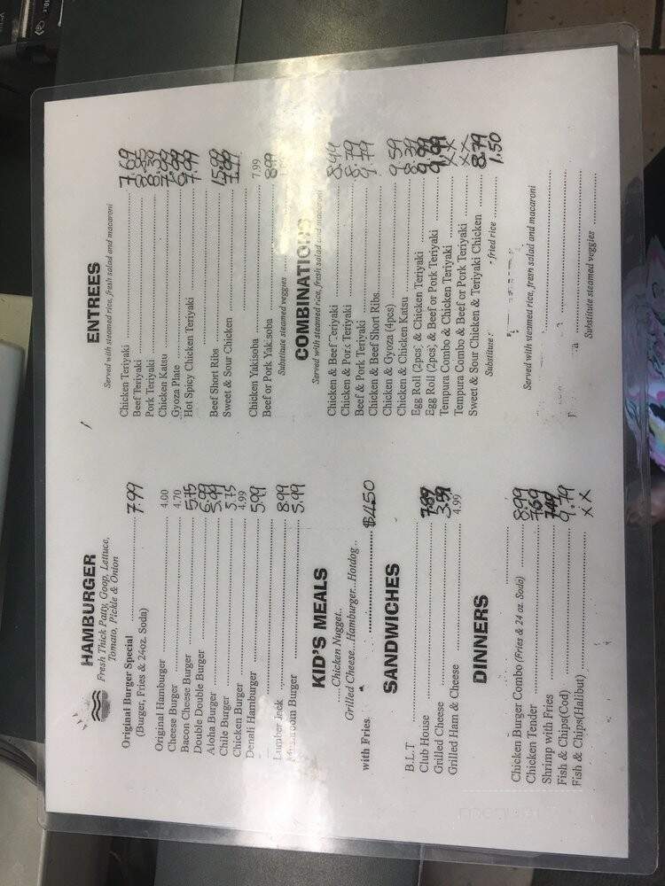 Pioneer Grill - Elma, WA menu_pic