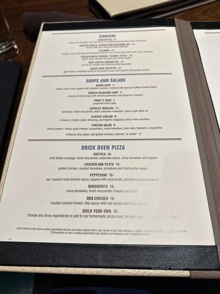 Piastra On Gallivan Plaza - Salt Lake City, UT menu_pic