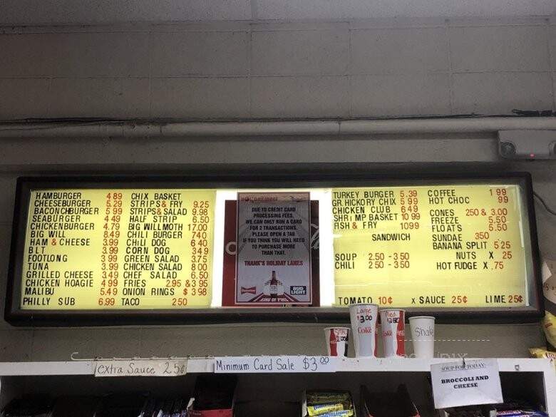 Holiday Lanes - Heber City, UT menu_pic