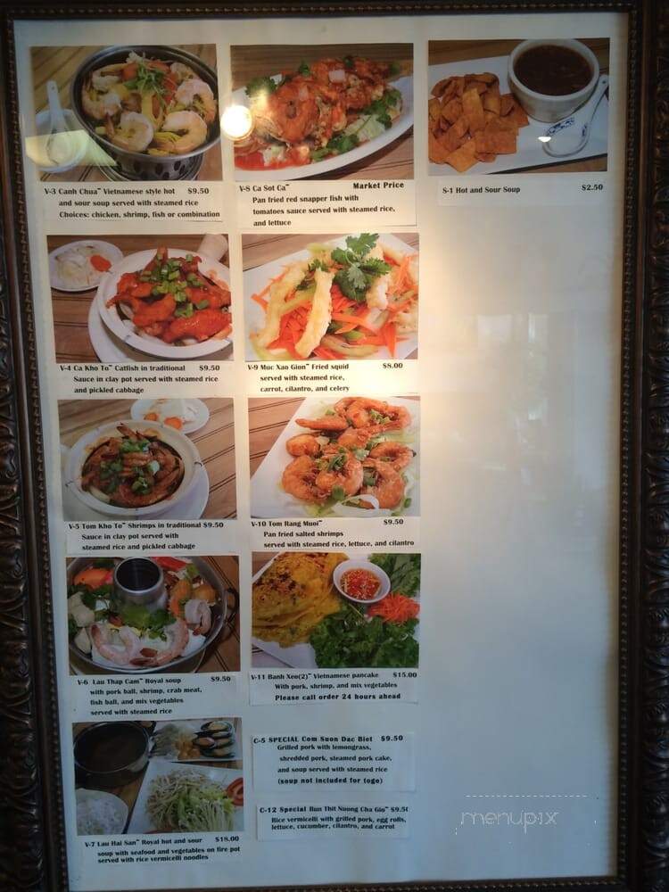 Saigon Cafe Too - Lubbock, TX menu_pic