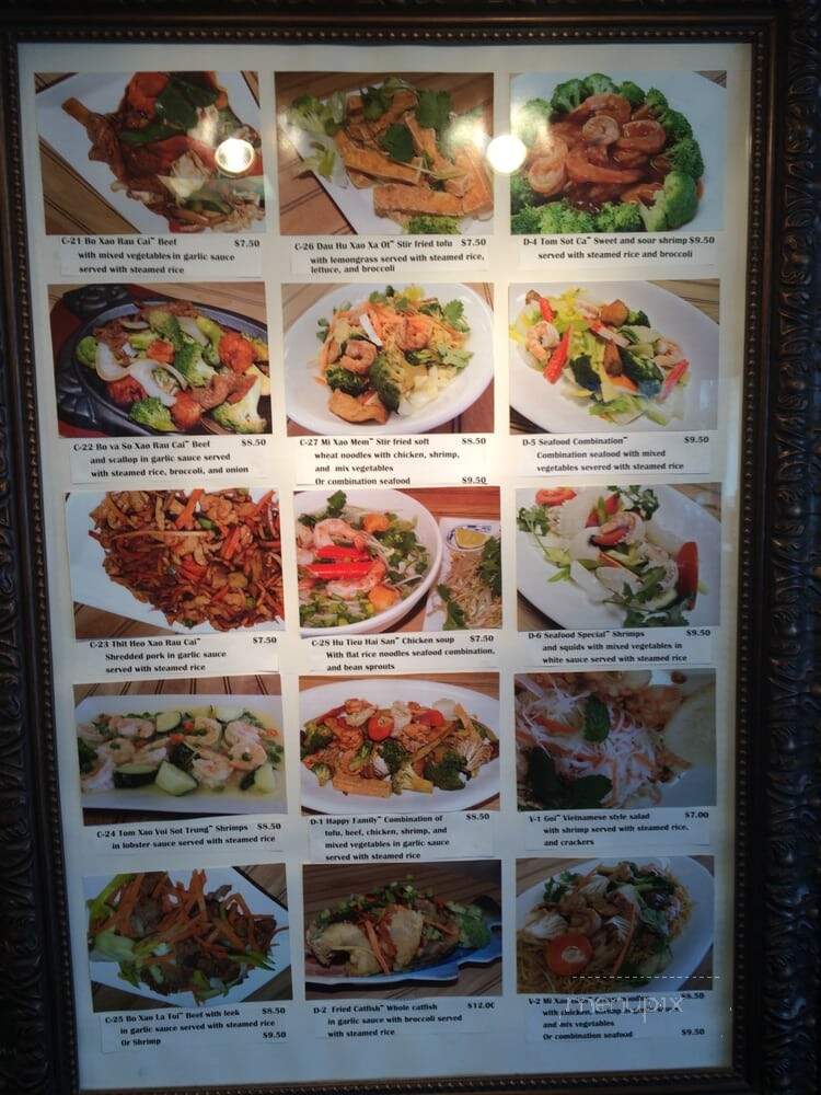 Saigon Cafe Too - Lubbock, TX menu_pic