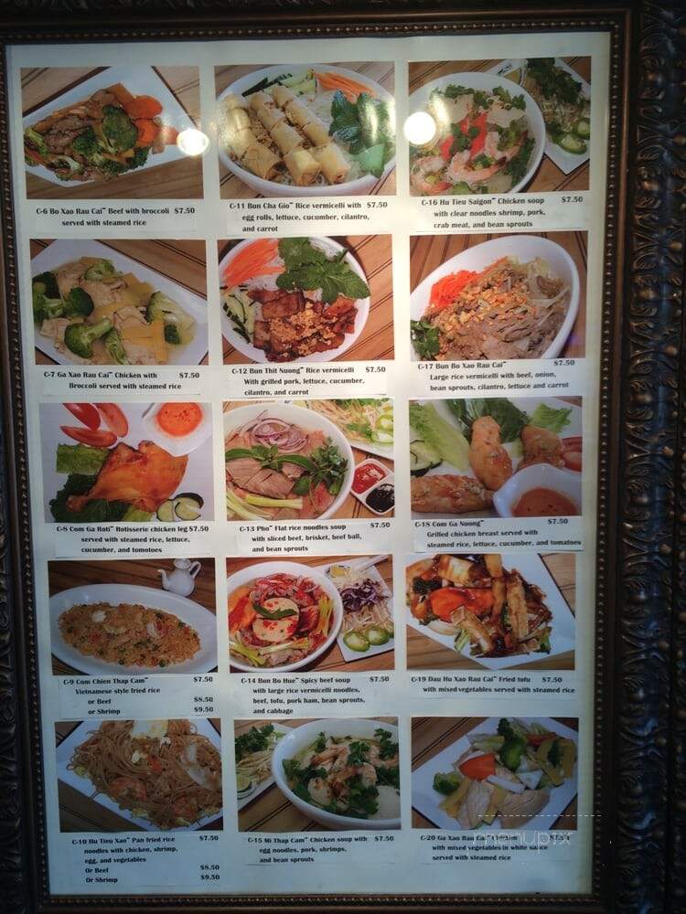Saigon Cafe Too - Lubbock, TX menu_pic