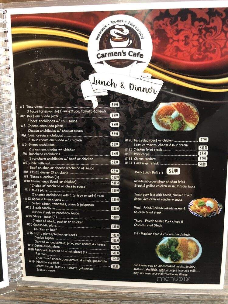 Godley City Cafe - Godley, TX menu_pic