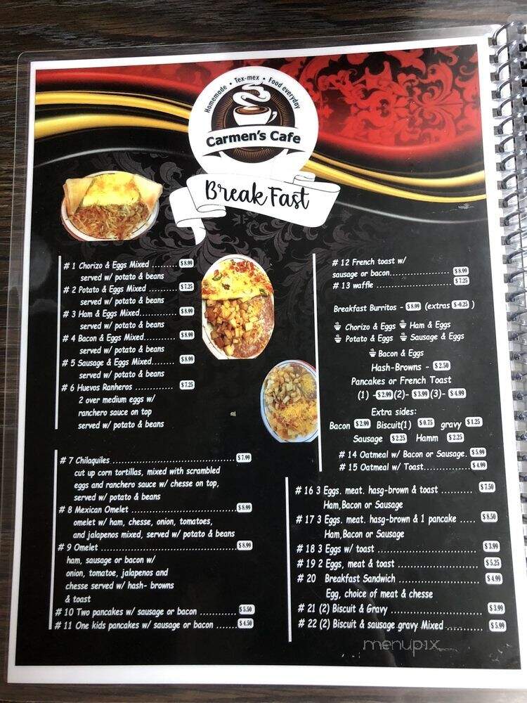 Godley City Cafe - Godley, TX menu_pic