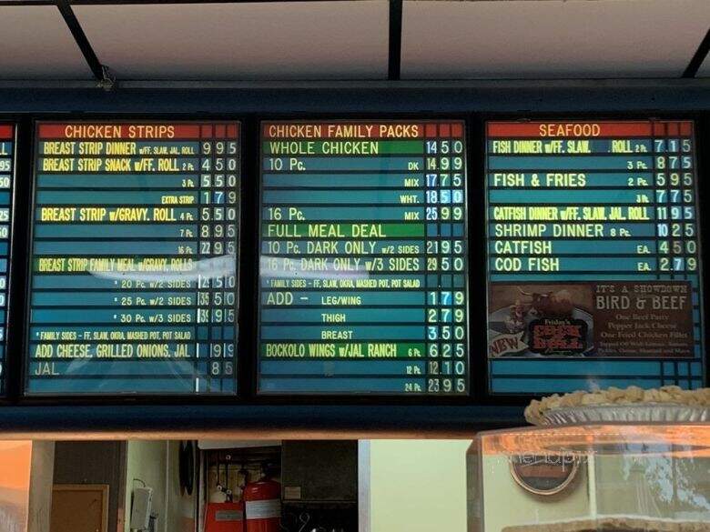 Friday's Fried Chicken - Shiner, TX menu_pic
