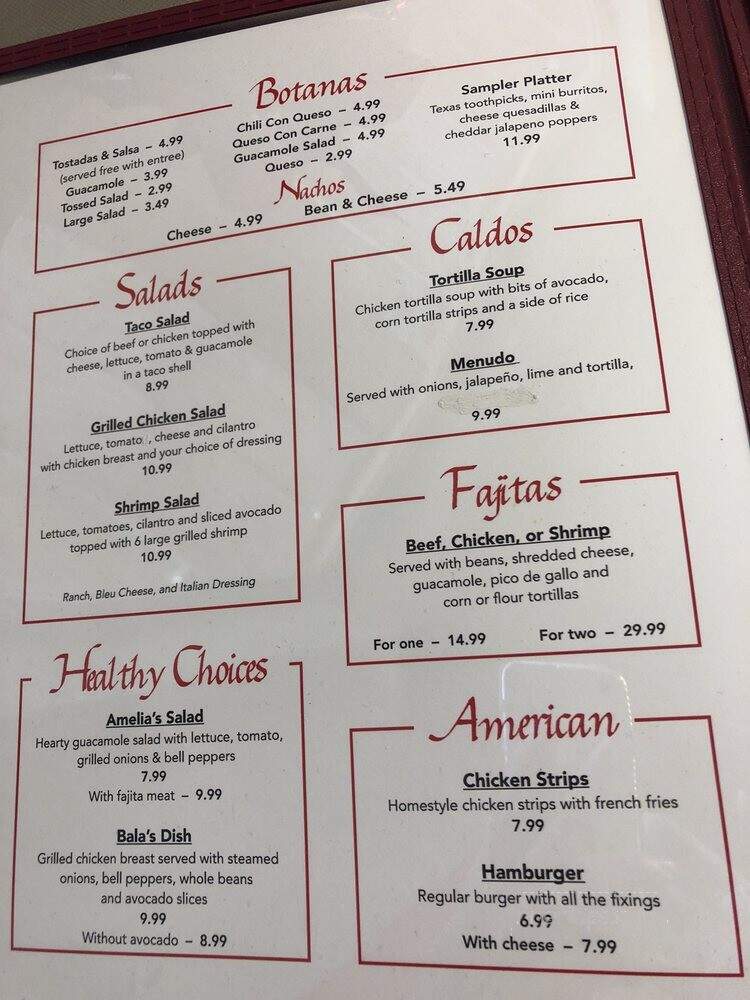 El Cienega Stop N Go - Mineral Wells, TX menu_pic