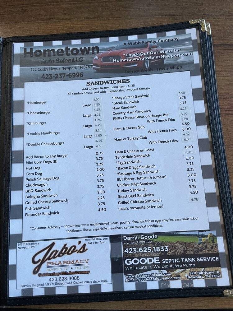 Family Farm - Newport, TN menu_pic