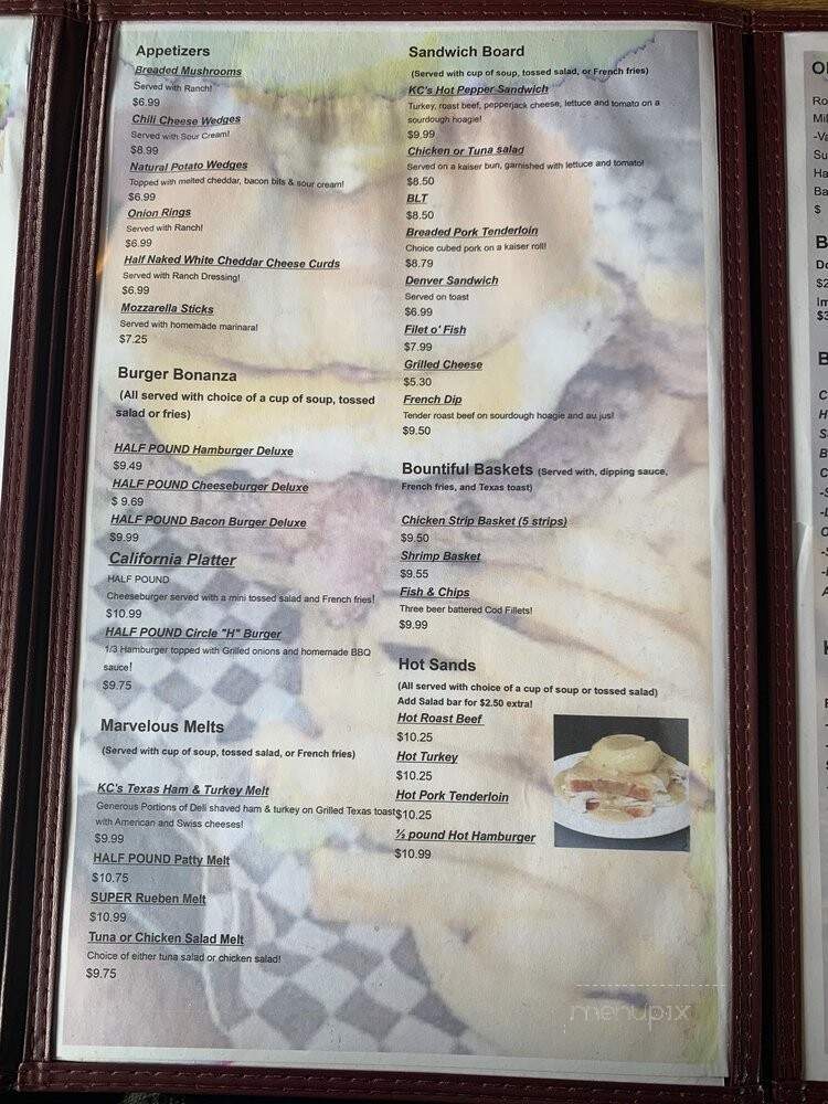 K C's Family Restaurant - Sioux Falls, SD menu_pic