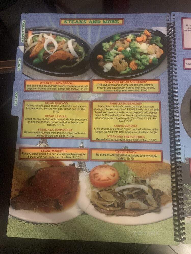 El Limo'n Restaurant - Chesnee, SC menu_pic