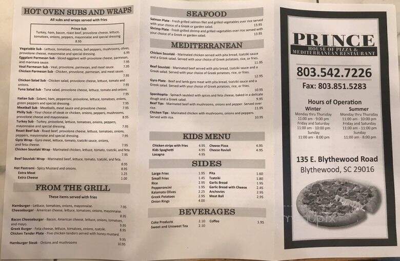 Blythewood House Of Pizza - Blythewood, SC menu_pic