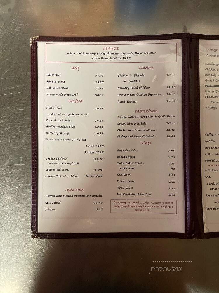 Deer Oak Lounge - Cambra, PA menu_pic