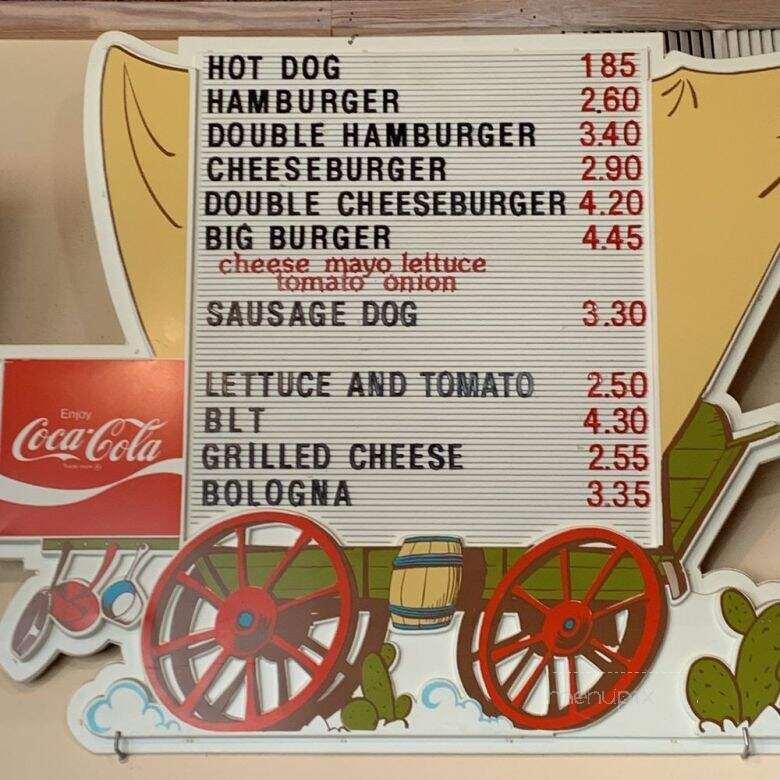 Chuck Wagon Restaurant - Carthage, NC menu_pic