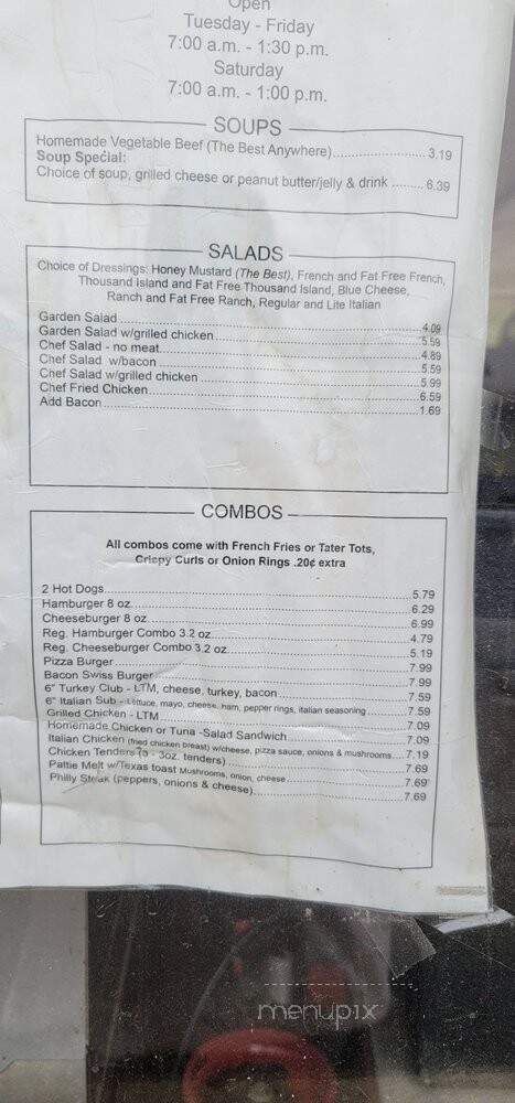 Biscuit Stop - Smithfield, NC menu_pic
