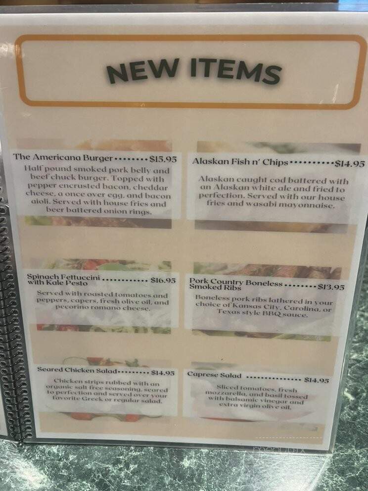 Michael's Diner - Windham, NY menu_pic