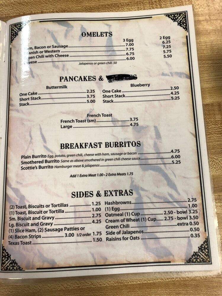 Mom's Cafe - Clovis, NM menu_pic