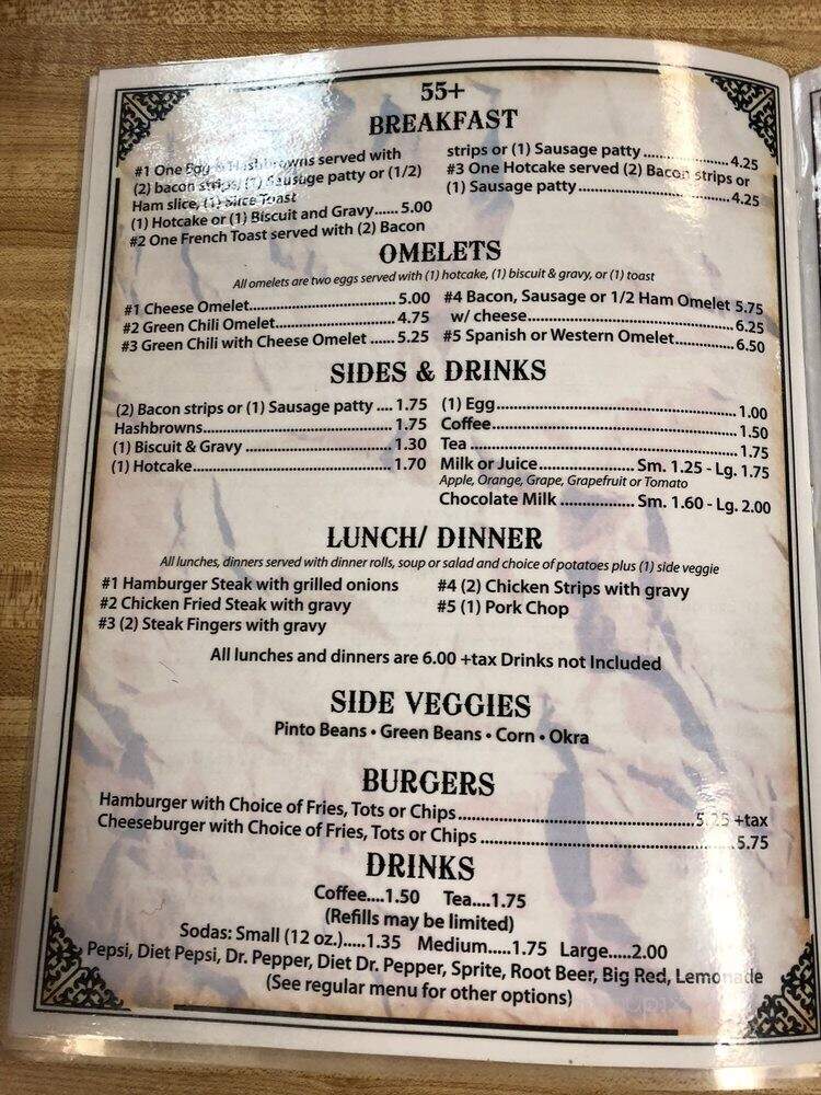 Mom's Cafe - Clovis, NM menu_pic