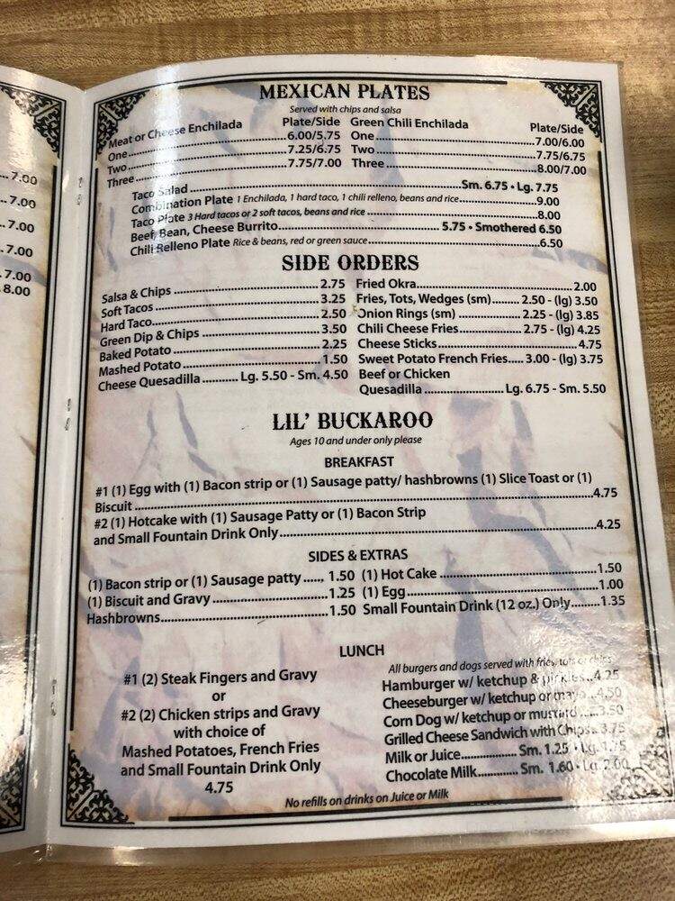 Mom's Cafe - Clovis, NM menu_pic