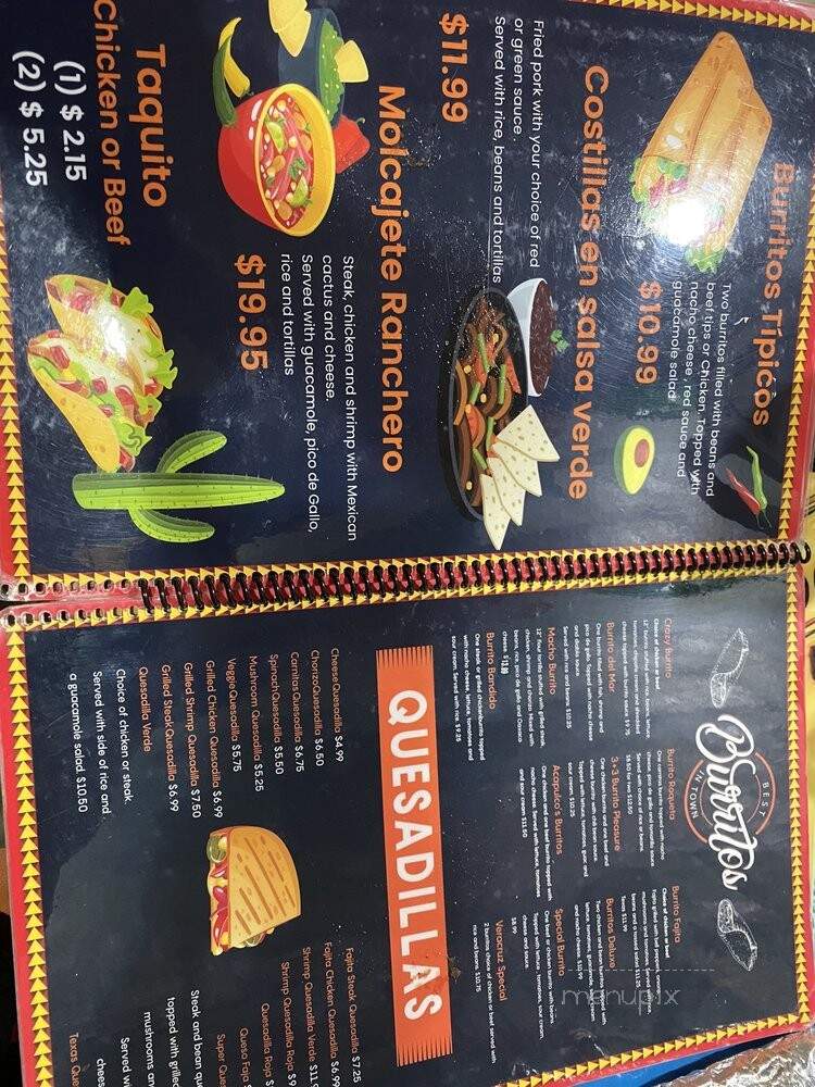 Ranchero Mexican Restaurant - Stockbridge, GA menu_pic