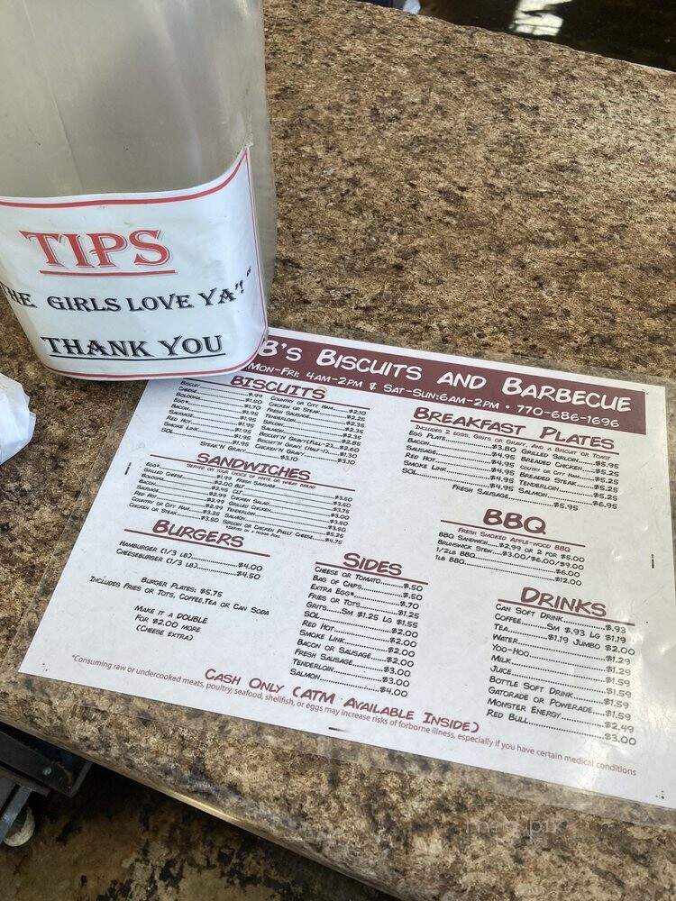 M & M Biscuits - Hampton, GA menu_pic