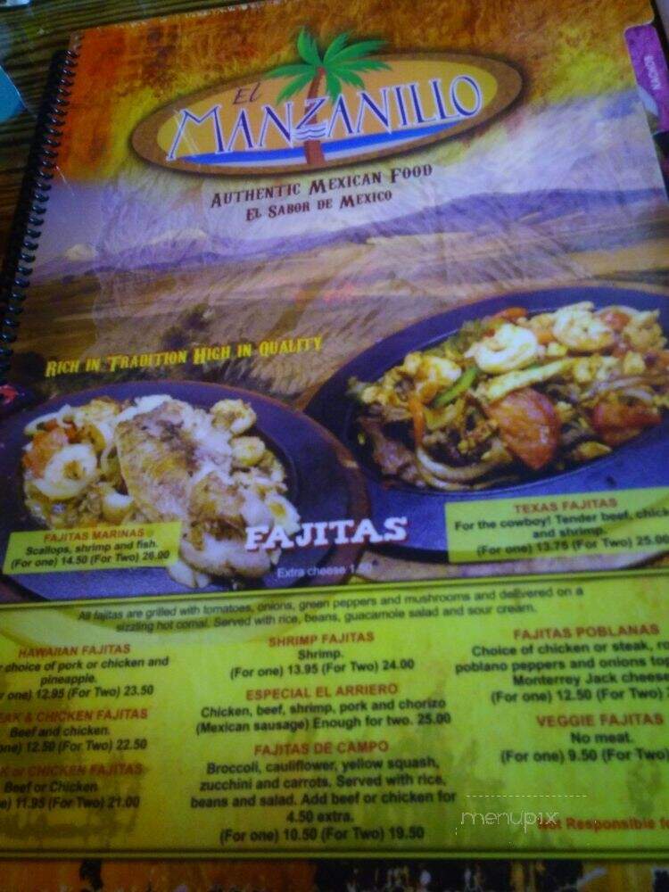El Chaparral - Royston, GA menu_pic