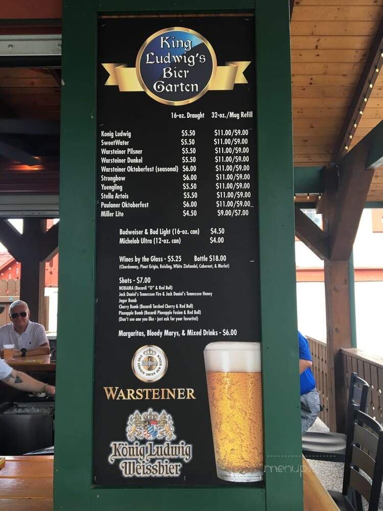 Wurst Haus Restaurant - Helen, GA menu_pic