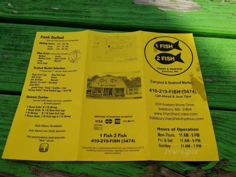 Riverside Seafood - Salisbury, MD menu_pic