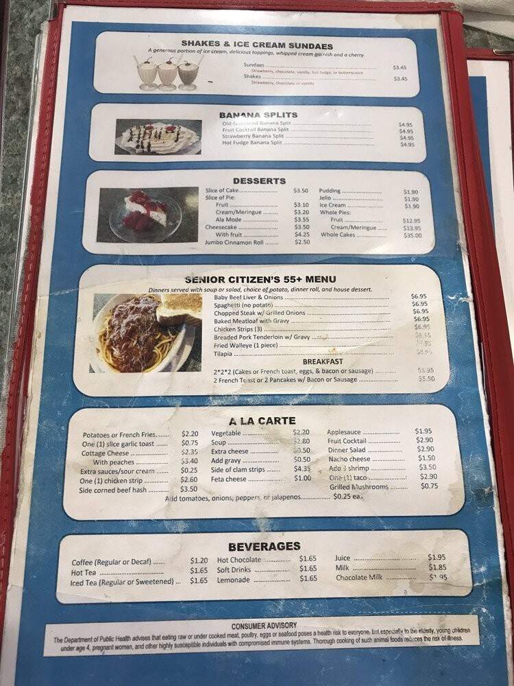 Oskaloosa Family Restaurant - Oskaloosa, IA menu_pic