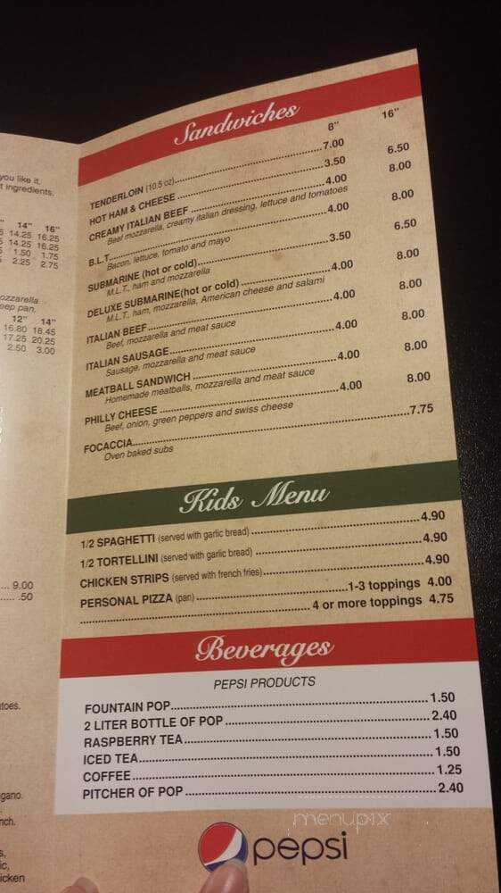Viano's Tap - Norris, IL menu_pic