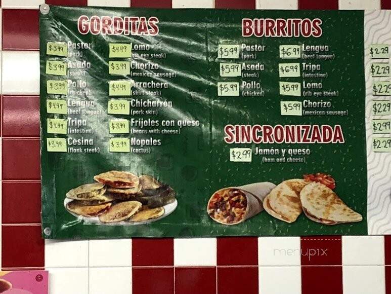 La Rosita Mexican Foods - Mchenry, IL menu_pic