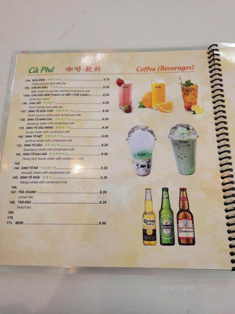 Pho Con Bo - Toronto, ON menu_pic