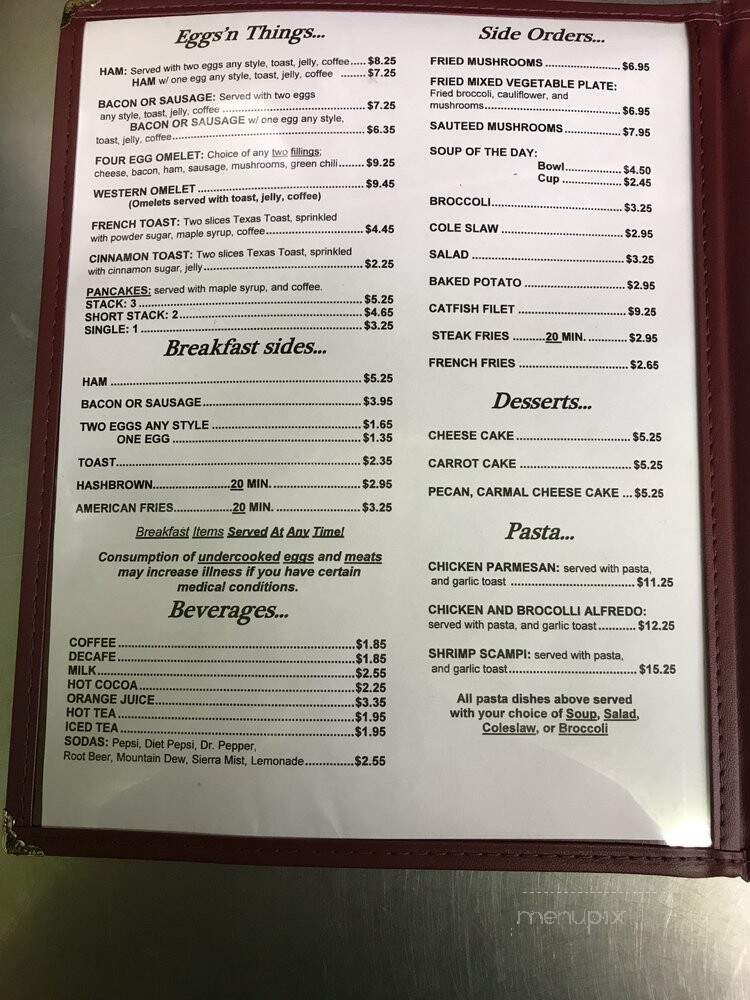Dm Junction 2 & 5 - Meacham, SK menu_pic