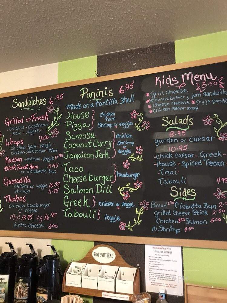 The Gathering Tree Eatery & Gift Shop - Valemount, BC menu_pic
