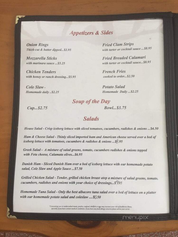 Hearth Restaurant - Odessa, DE menu_pic