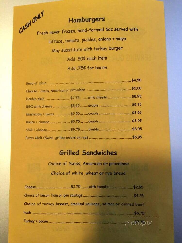 Rootbeer Drive In - Miami, FL menu_pic