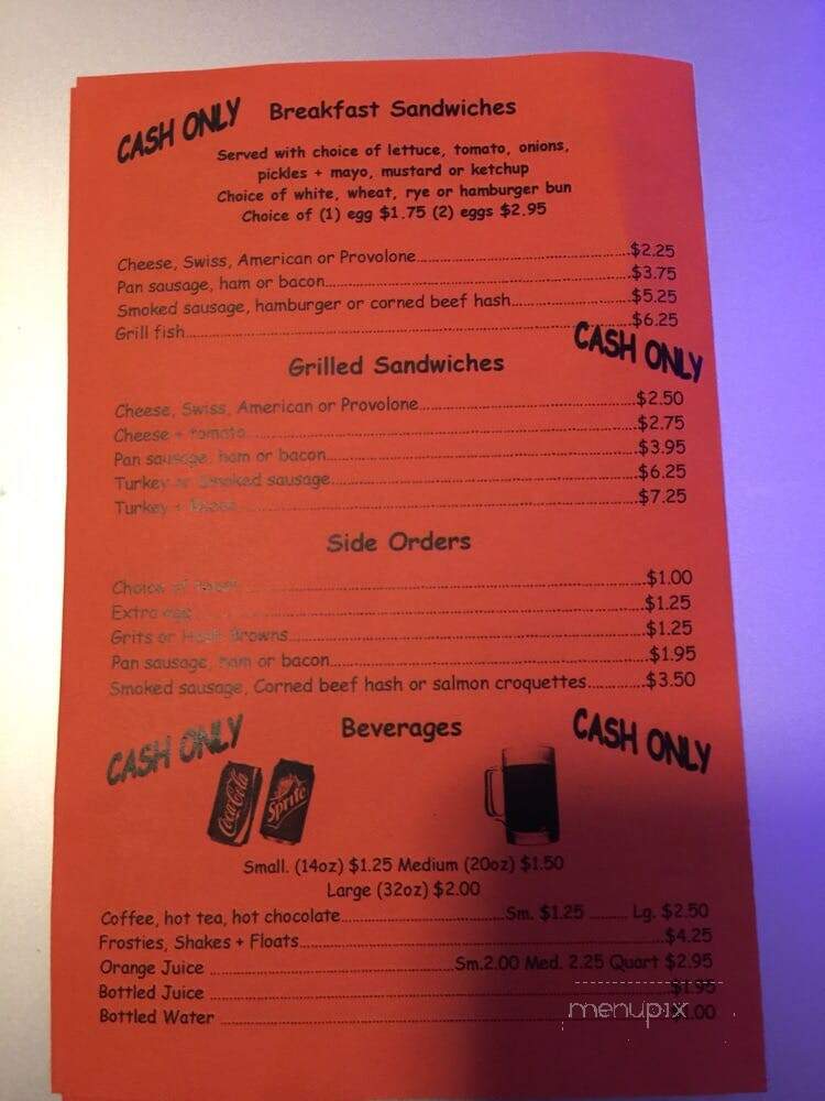 Rootbeer Drive In - Miami, FL menu_pic