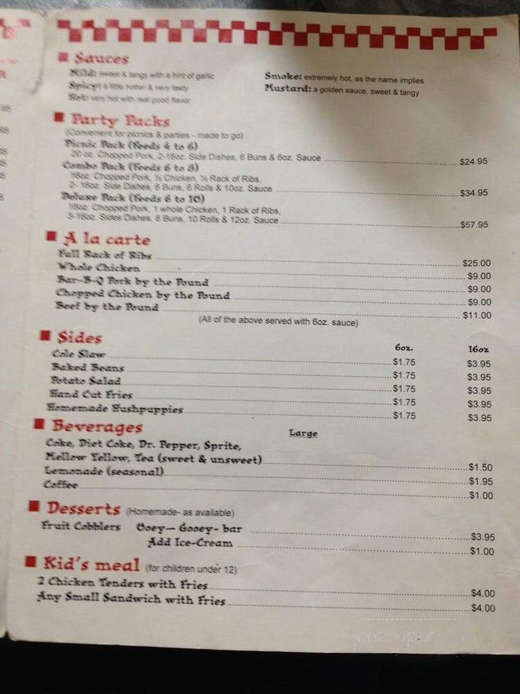 Smoky Junction Restaurant - Townsend, TN menu_pic