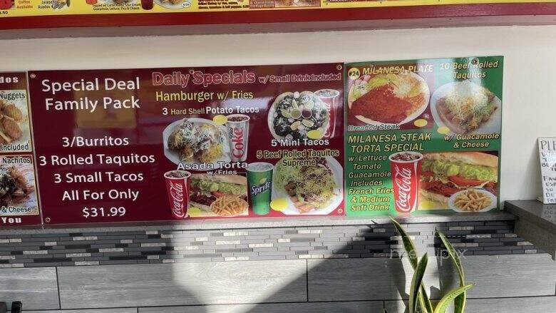 Albert's mexican food - Pico Rivera, CA menu_pic