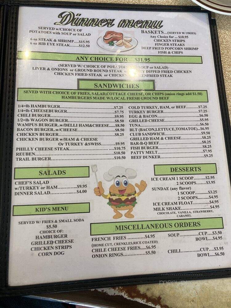 Hansons Cafe - Glenns Ferry, ID menu_pic