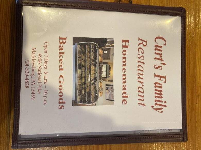 Curt's Family Restaurant - Markleysburg, PA menu_pic