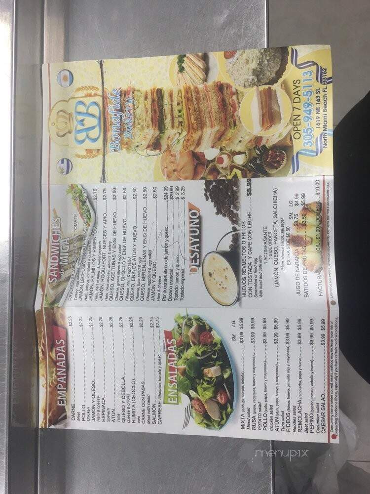Junior's Bakery - North Miami Beach, FL menu_pic