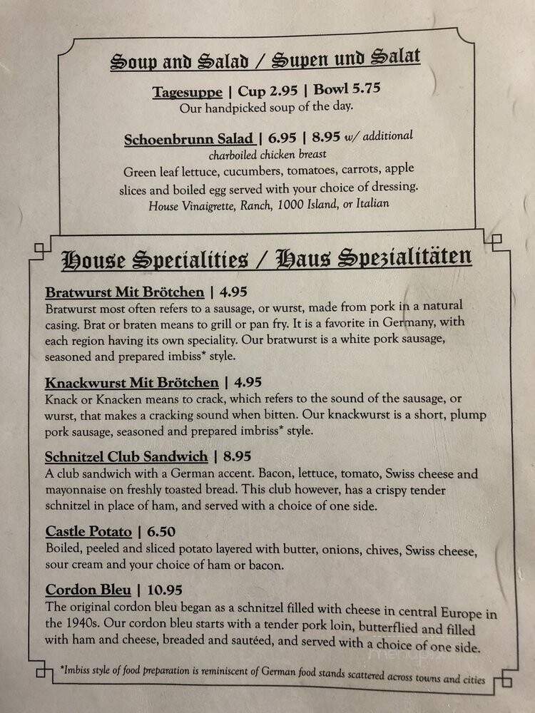 Castle Cafe - Daleville, AL menu_pic